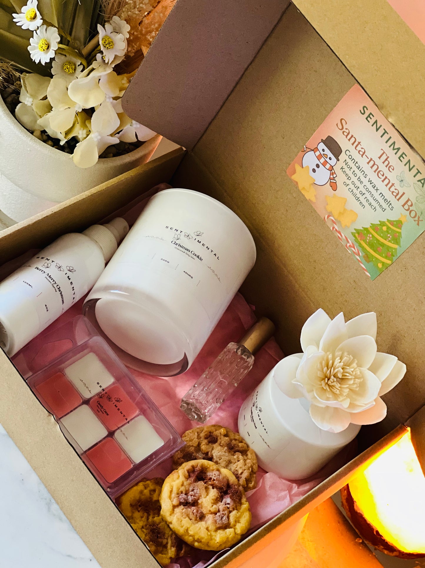 Santa-mental Christmas Box